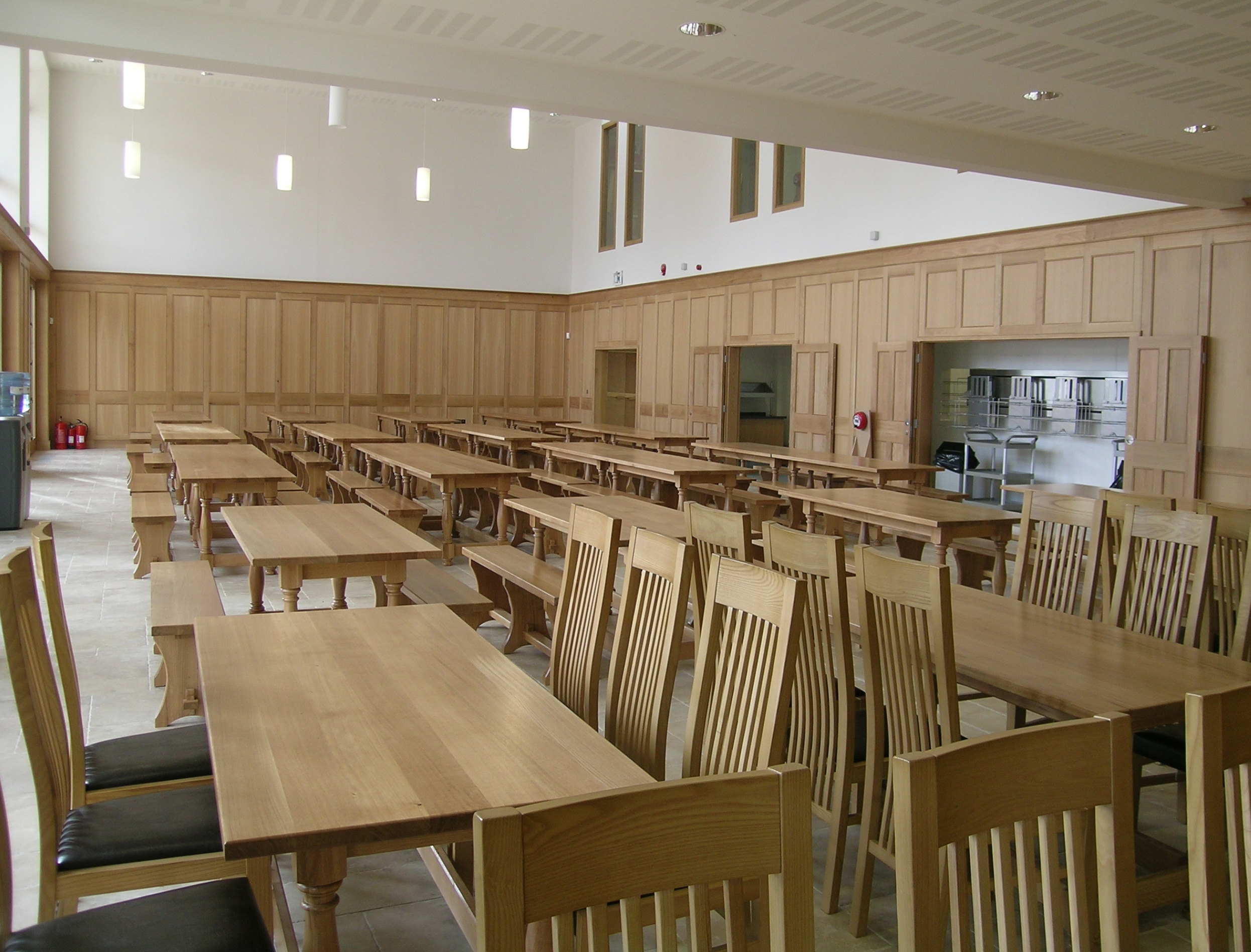 Magdalen College Benches Handcrafted